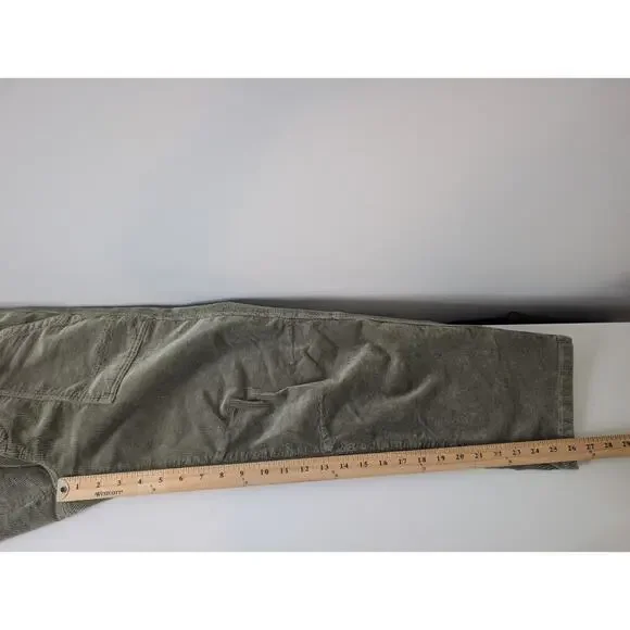 PILCRO The Wanderer Relaxed-Leg Corduroy Pants Women's Size 27 Sahara - Picture 11 of 12